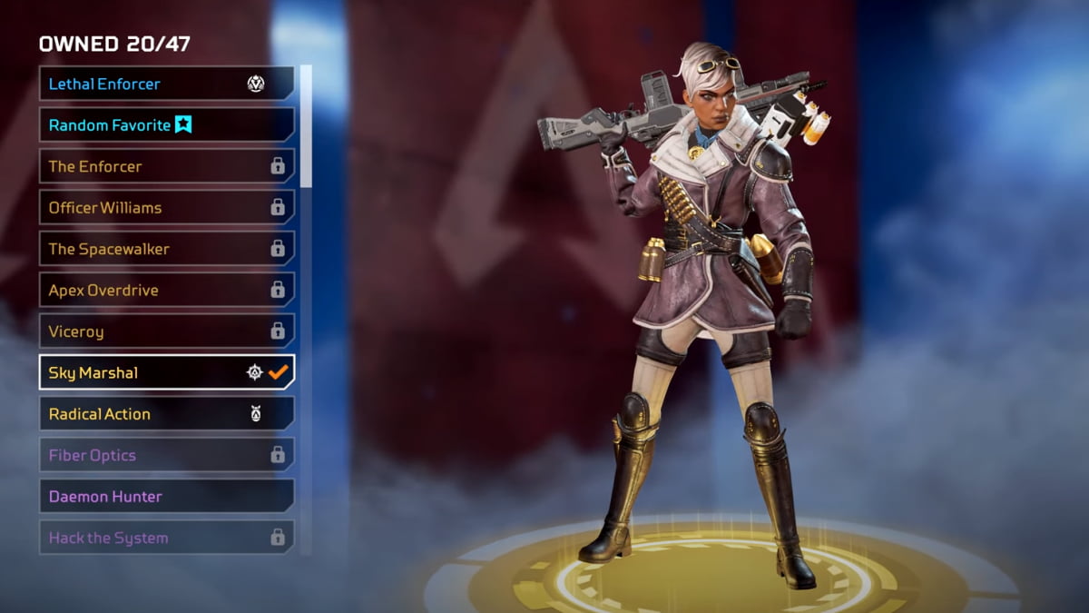 The 10 Rarest Bangalore Skins In Apex Legends