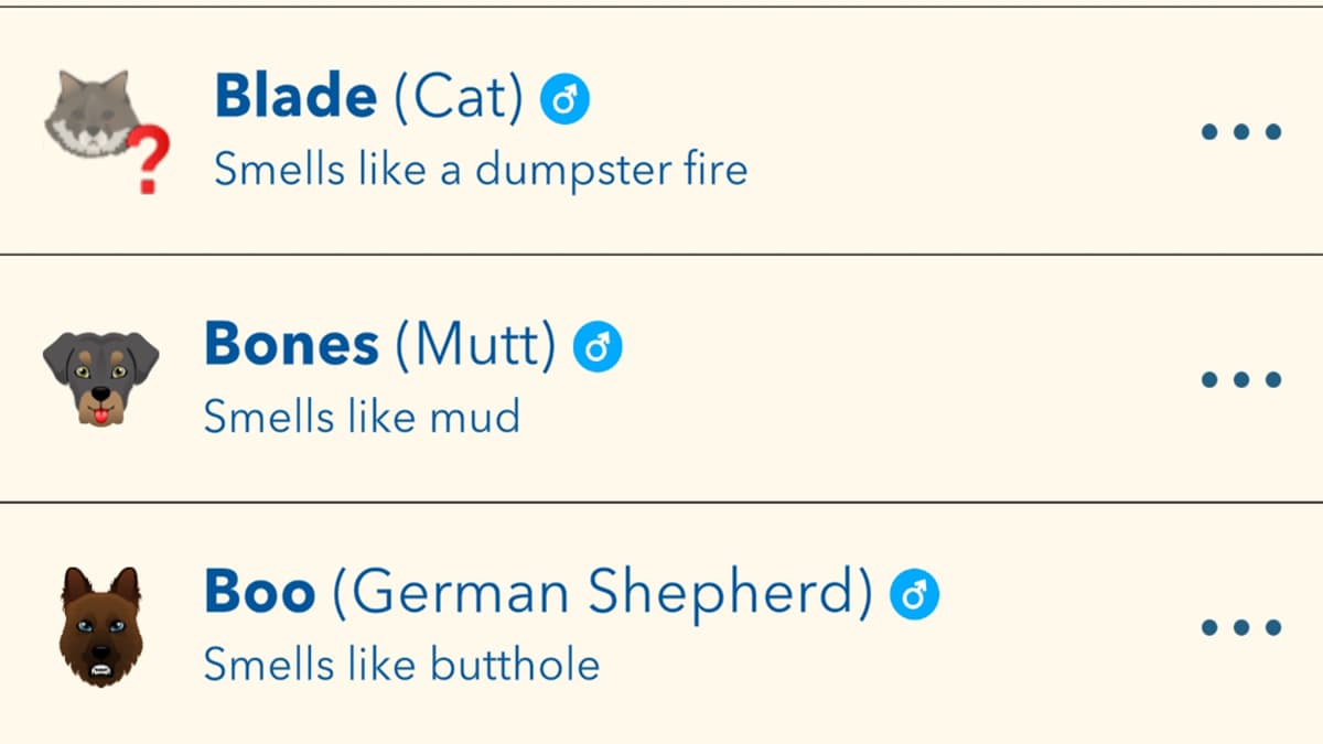 How many animals can you have in your Scent Database in DogLife? Gamepur