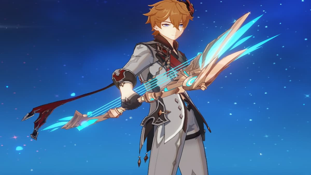 Genshin Impact Skyward Harp How to get it, stats, and ascension