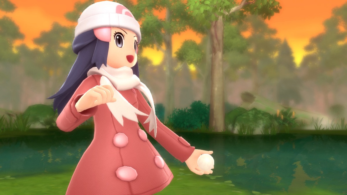 Pokemon Brilliant Diamond Massage Lady www.gamepur.com