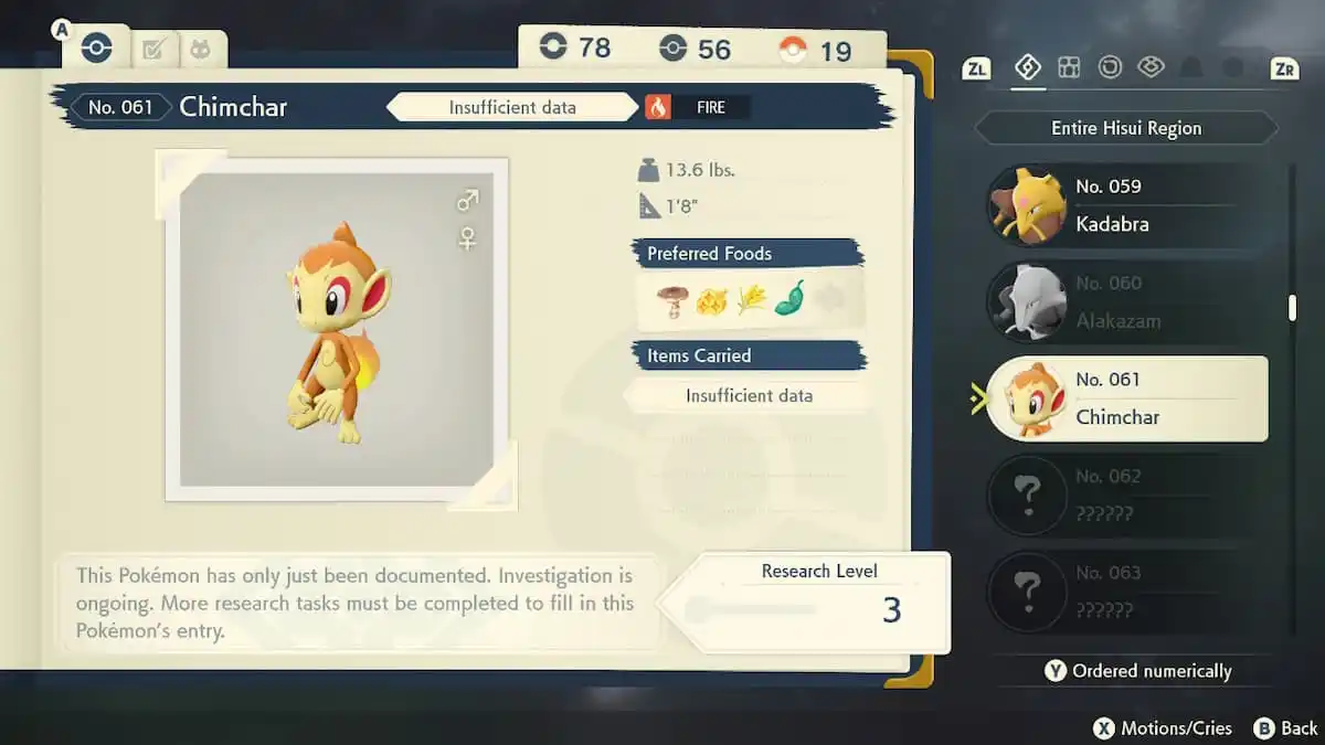 Best Nature for Chimchar, Monferno, and Infernape in Pokemon Legends: Arceus