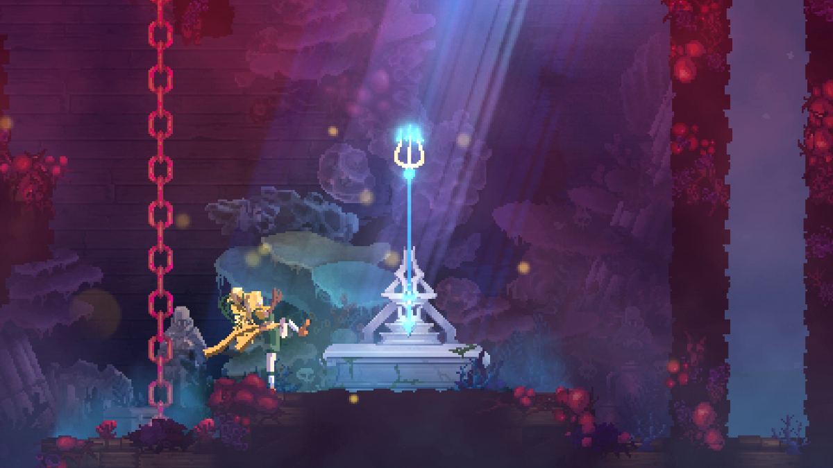 Finding the Abyssal Trident in Dead Cells' The Queen and The Sea DLC