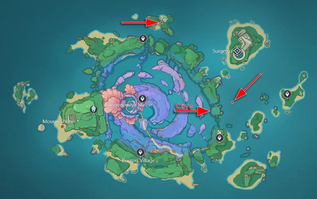 Where to find the remaining key seals in Genshin Impact: The Still Water Flows quest guide