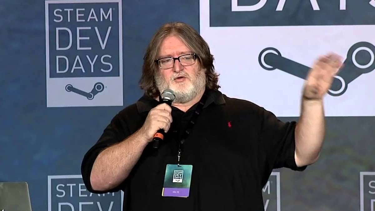 Meanwhile in steam, Gabe Newell