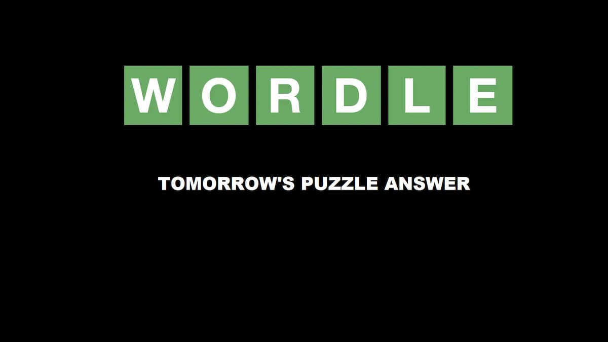 Wordle puzzle answer