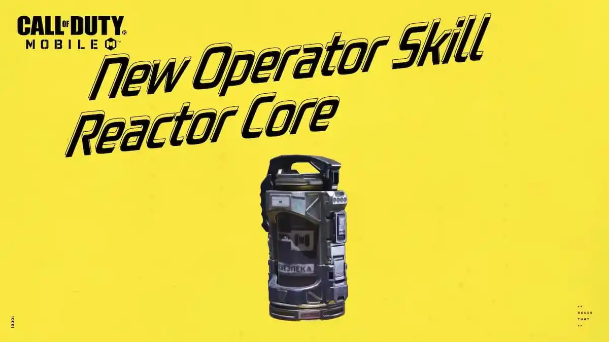 Reactor Core Operator Skill COD Mobile Season 3