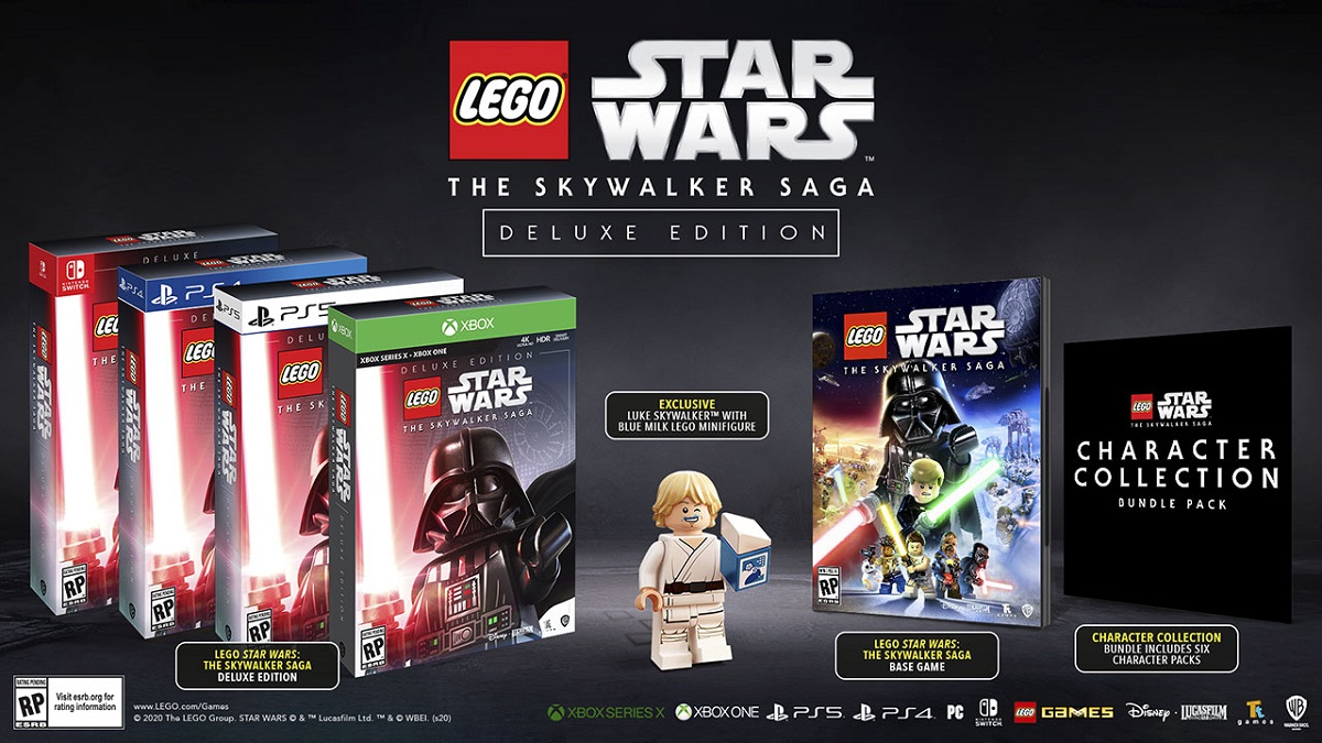 Everything in the Lego Star Wars: The Skywalker Saga Deluxe Edition -  Gamepur