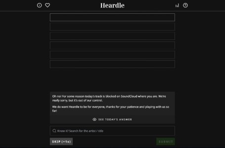  Why is Today’s Heardle Blocked? How to fix blocked Heardle song 