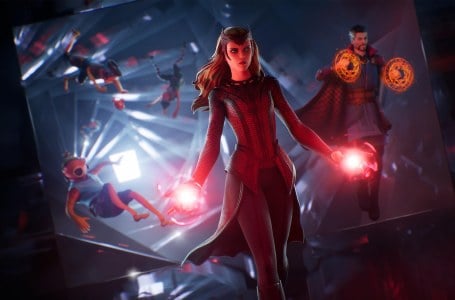  Fortnite officially adds Scarlet Witch for Doctor Strange in the Multiverse of Madness release 