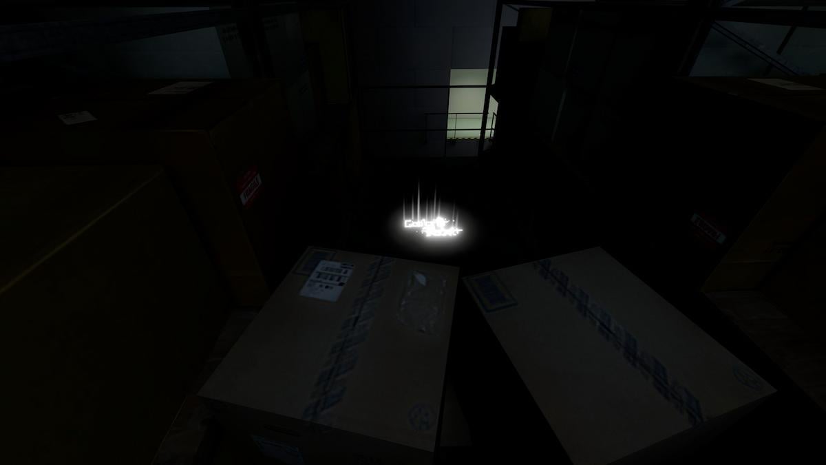 A summon sign in The Stanley Parable