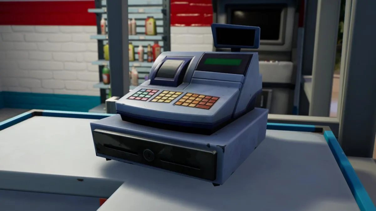 A cash register