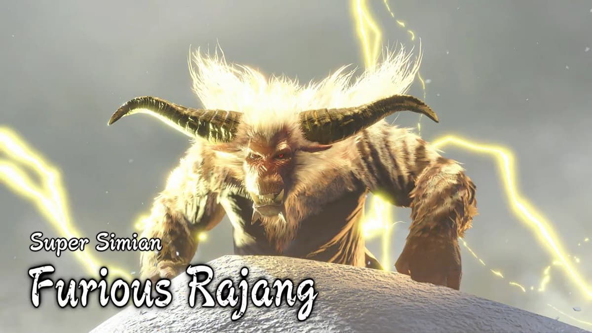 Monster Hunter Rise Sunbreak Furious Rajang Guide weaknesses, drops