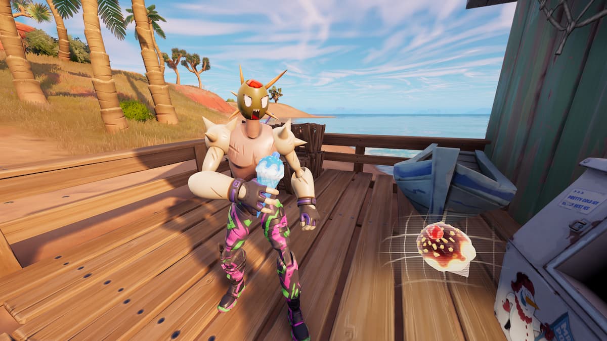 Where to find ice cream cones in Fortnite Chapter 3 Season 3 Gamepur