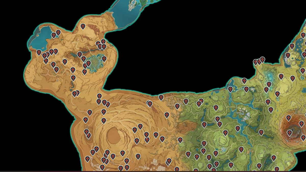 All Time Trial Locations in Genshin Impact Gamepur