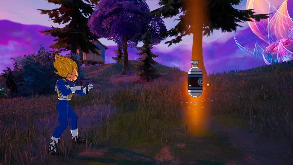 Where to find Capsule Corp capsules in Fortnite Gamepur