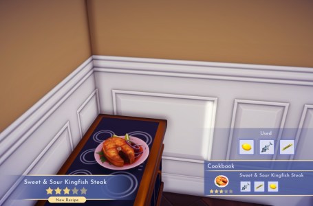  How to make Sweet and Sour Kingfish Steak in Disney Dreamlight Valley 