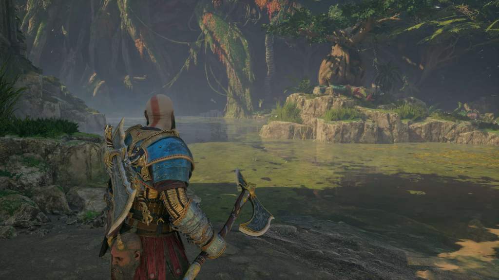 How to unlock the Nornir Chest at the Goddess Falls in God of War