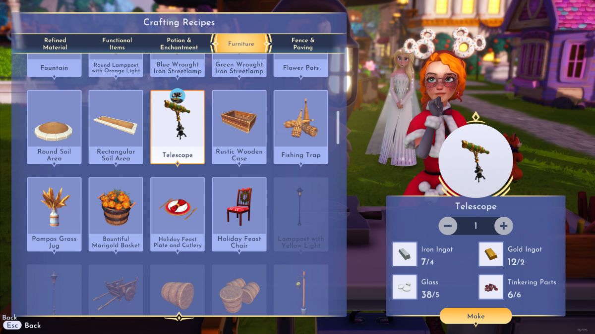 How to complete The Astronomy Club quest in Disney Dreamlight Valley