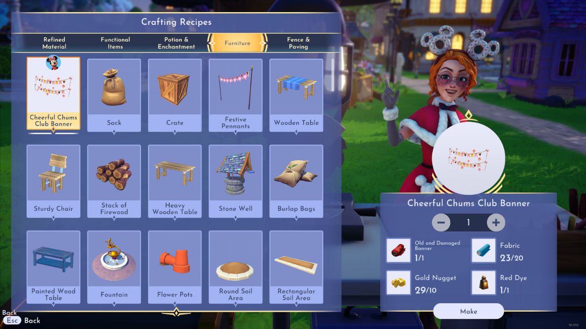 How to complete The Club Renewal quest in Disney Dreamlight Valley