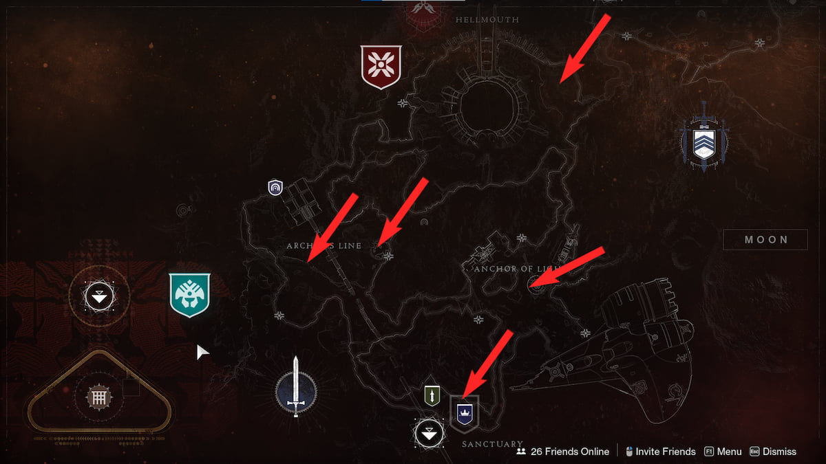 All Resonance Amp code locations on Moon and Europa in Destiny 2 Gamepur
