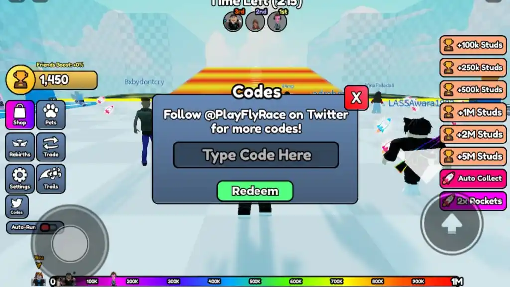 Roblox Fly Race codes (January 2023) Gamepur
