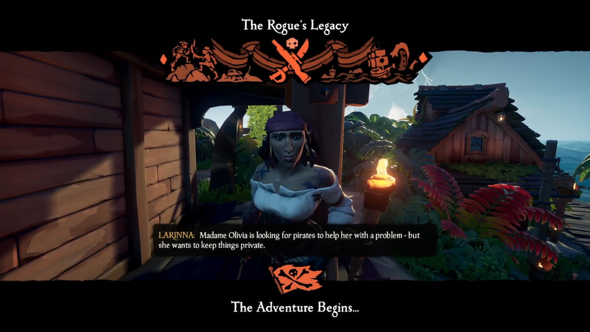 All rewards in Sea of Thieves The Rogue's Legacy Adventure and how to