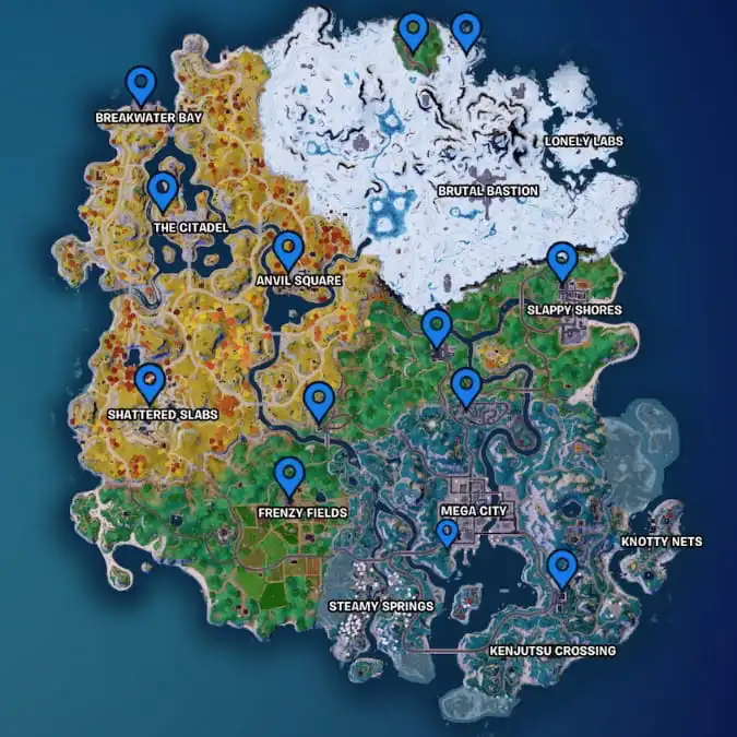 All Upgrade Bench Locations in Fortnite Chapter 4 Season 2 – Game News