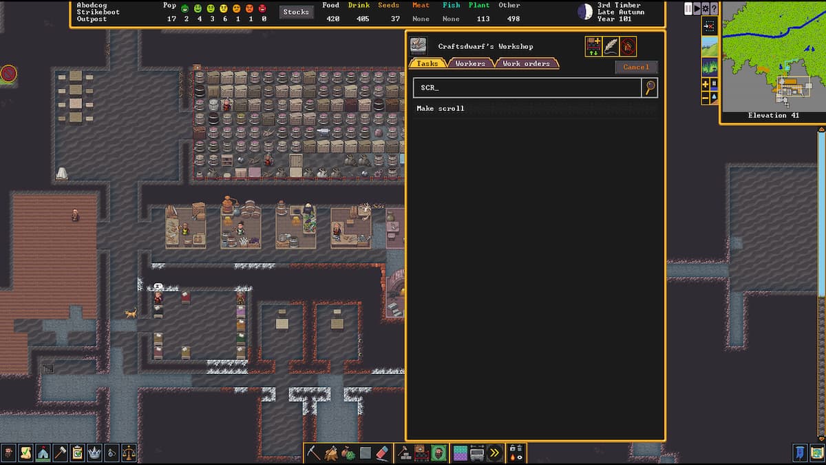 How to make and use writing materials in Dwarf Fortress Gamepur