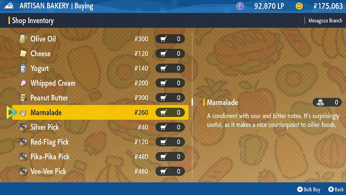 Where to get Marmalade in Pokémon Scarlet and Violet Gamepur