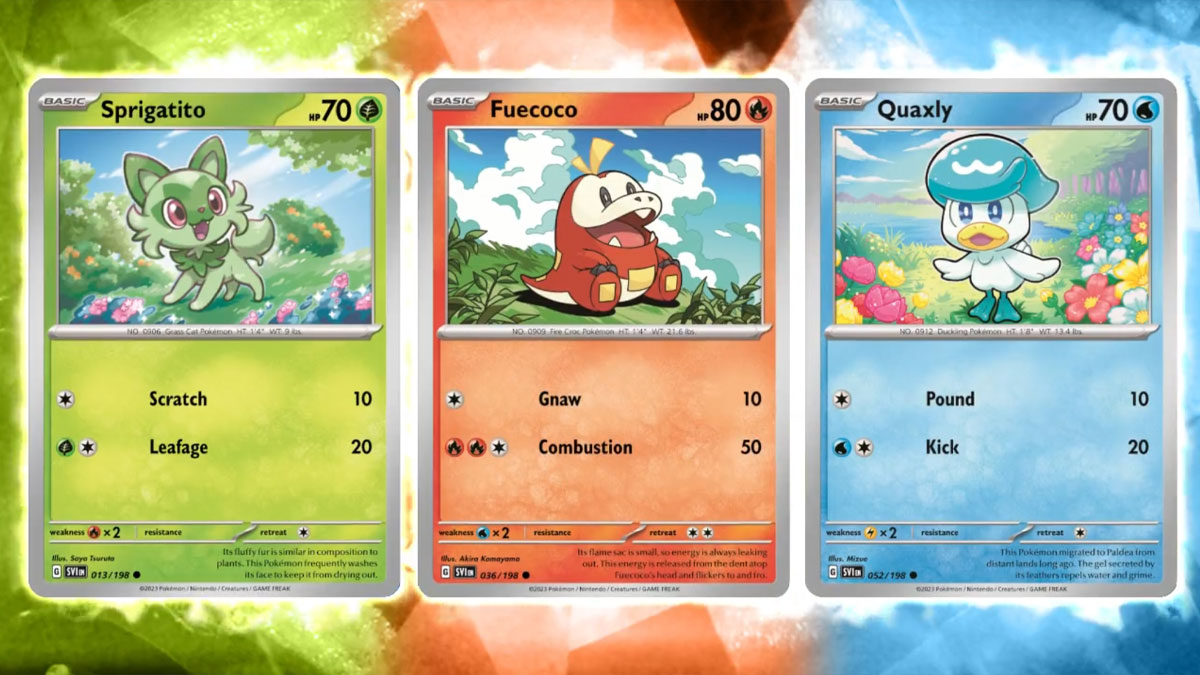 Pokémon Scarlet and Violet make their Pokémon Trading Card Game debut