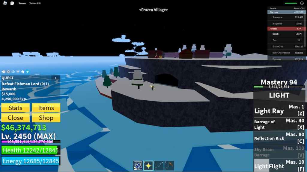 ICE ADMIRAL! Defeated Level 700 Boss Blox Fruits