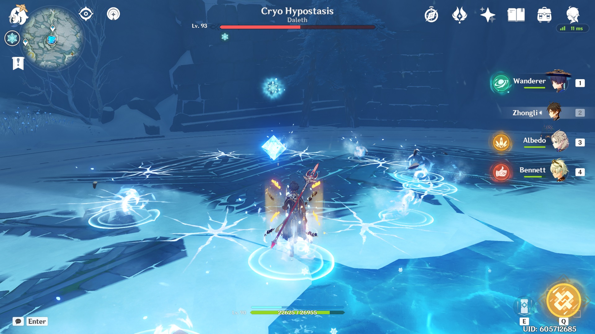 How to find and defeat the Cryo Hypostasis in Genshin Impact Gamepur