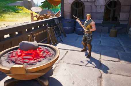  Where to place the alloy in a Forge Brazier and on an anvil in Fortnite Chapter 4 Season 1 