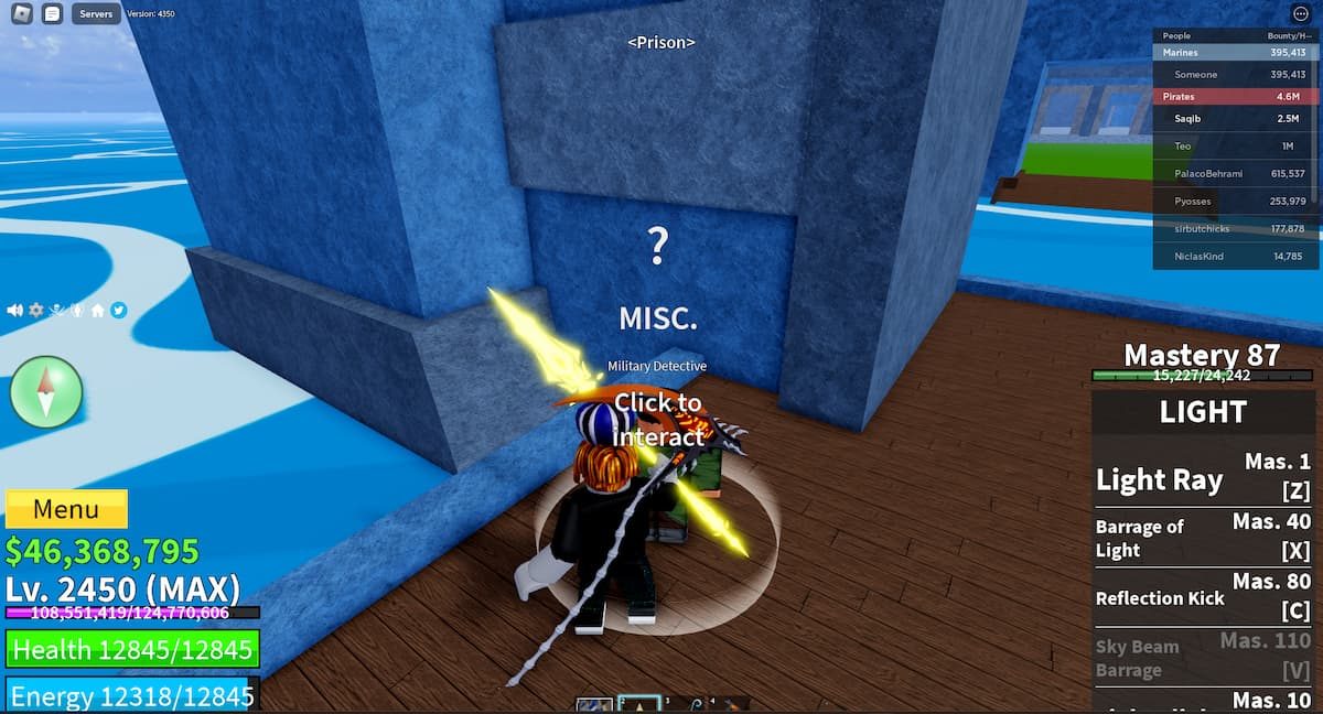 How to get to the 2nd Sea in Blox Fruits Gamepur