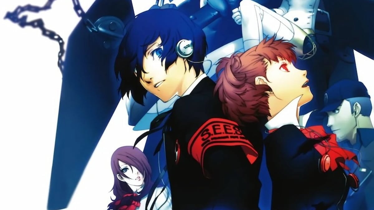 The male and female protagonists of Persona 3