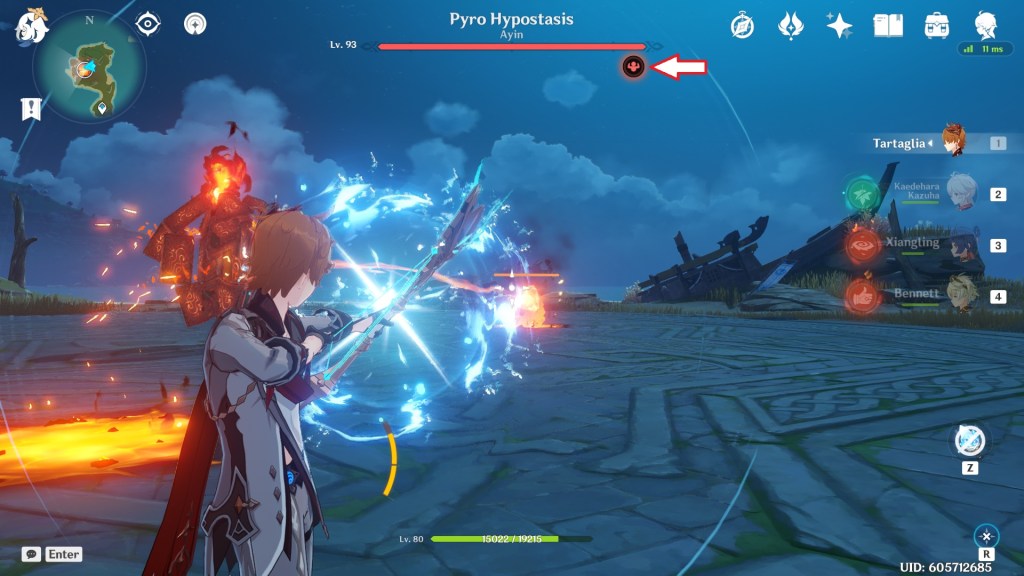 How to find and defeat the Pyro Hypostasis in Genshin Impact - Gamepur