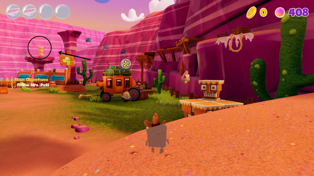 All Golden Spatula locations in SpongeBob SquarePants The Cosmic Shake