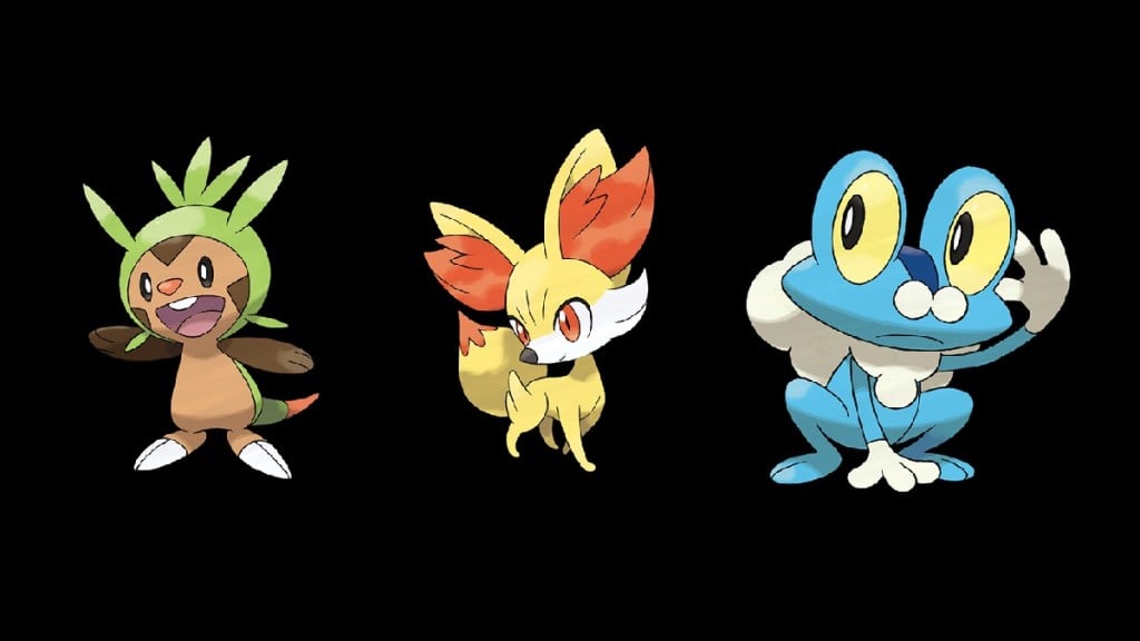 Pokémon X and Y starters