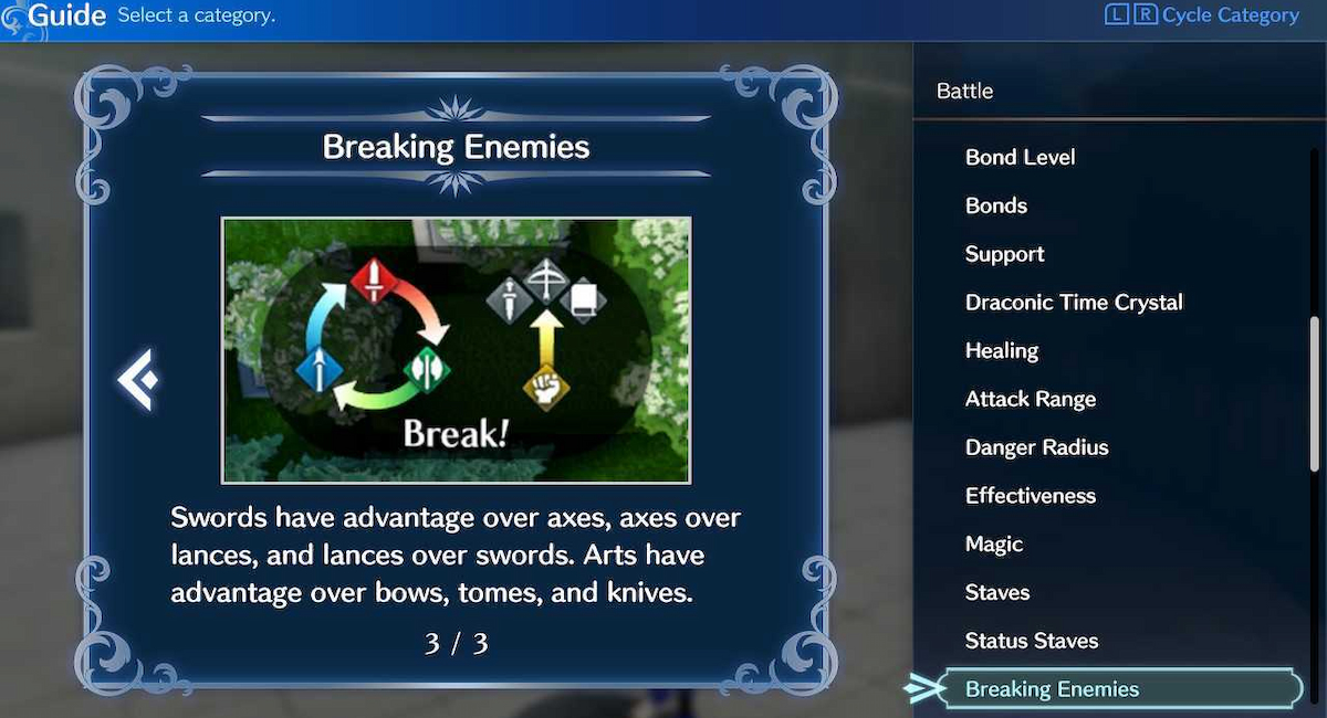 Fire Emblem Engage Weapon Triangle