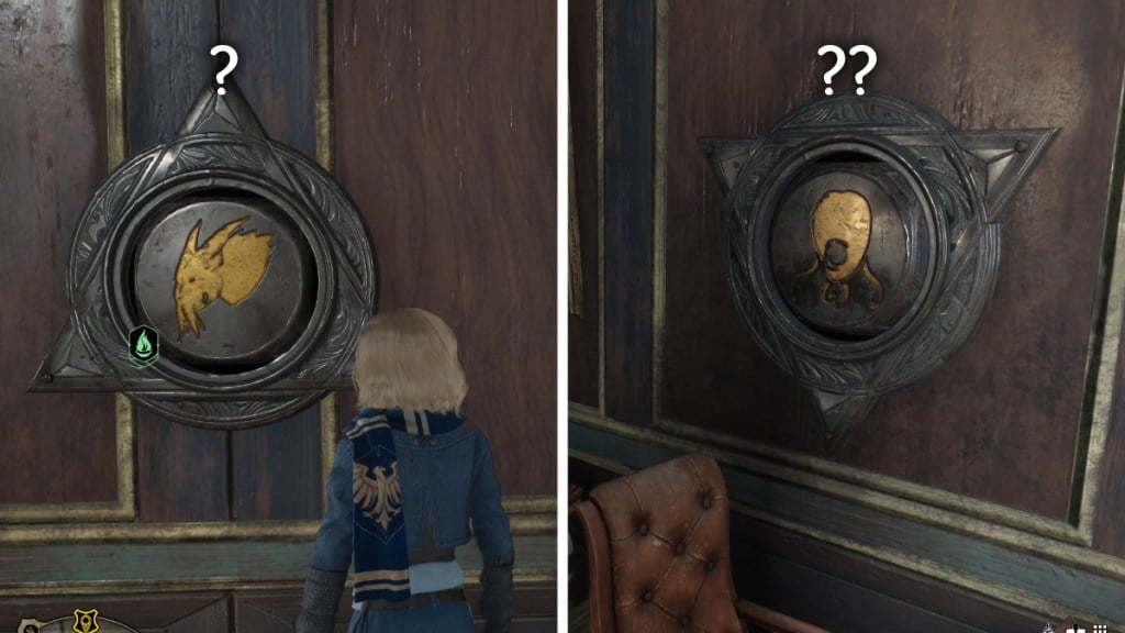 Astronomy Wing Arithmancy Door Picture Solution in Hogwarts Legacy