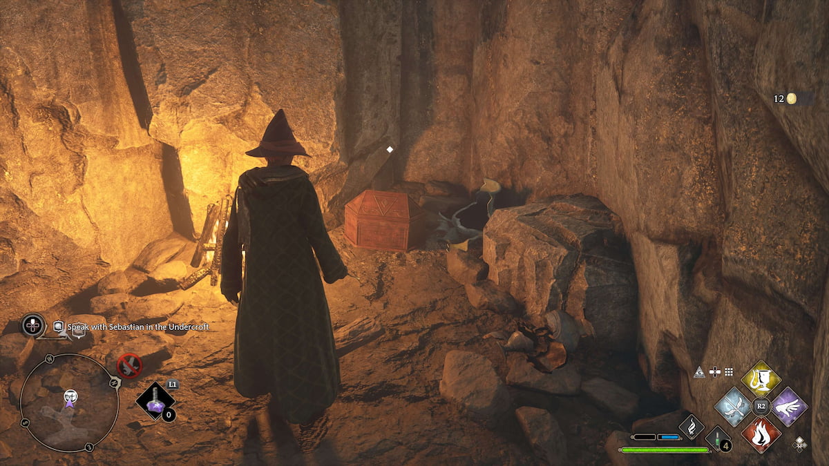 How to find the Coastal Cavern Collection Chest in Hogwarts Legacy