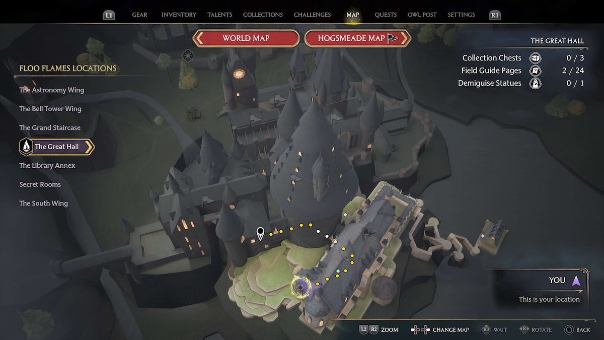All Demiguise Statue locations in Hogwarts in Hogwarts Legacy Gamepur