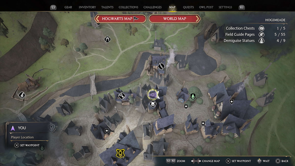 All Demiguise Statue locations in Hogsmeade in Hogwarts Legacy Gamepur