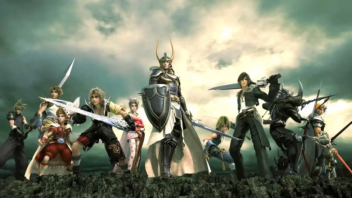 Dissidia Final Fantasy heroes cover