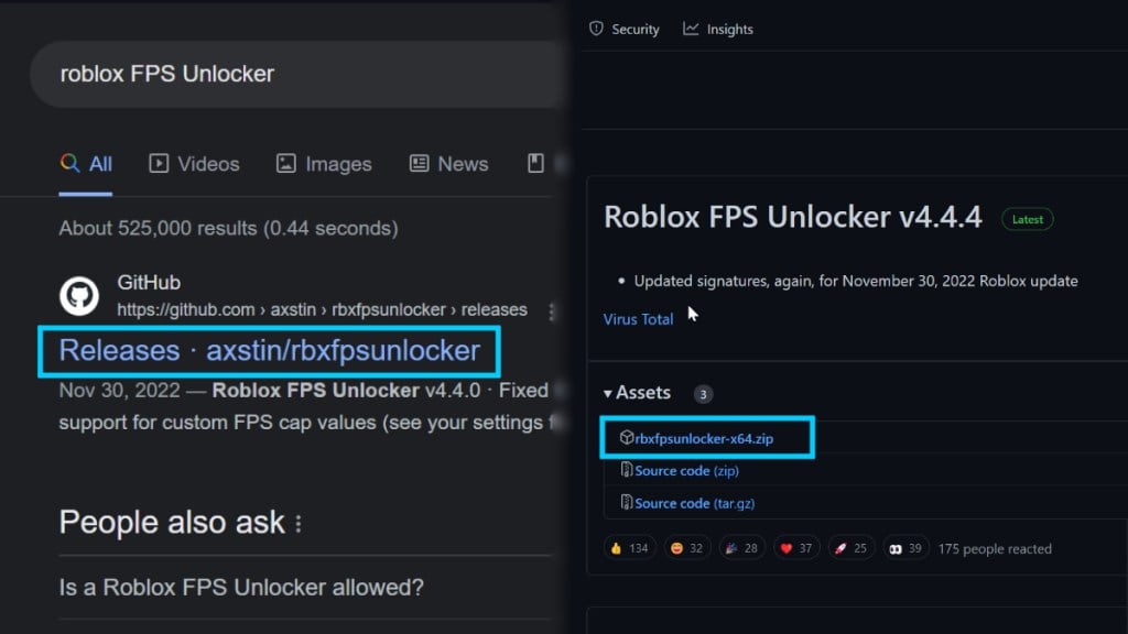Downloading and Unzipping Roblox FPS Unlocker