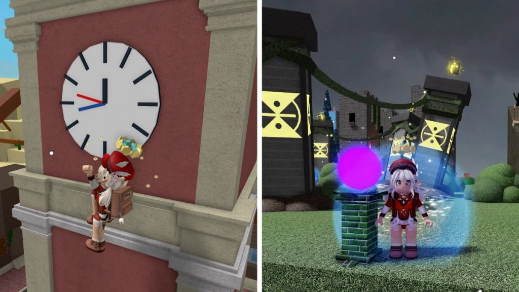 Entering the Washable Kingdom to find the Purple Orb in Roblox Find the Markers
