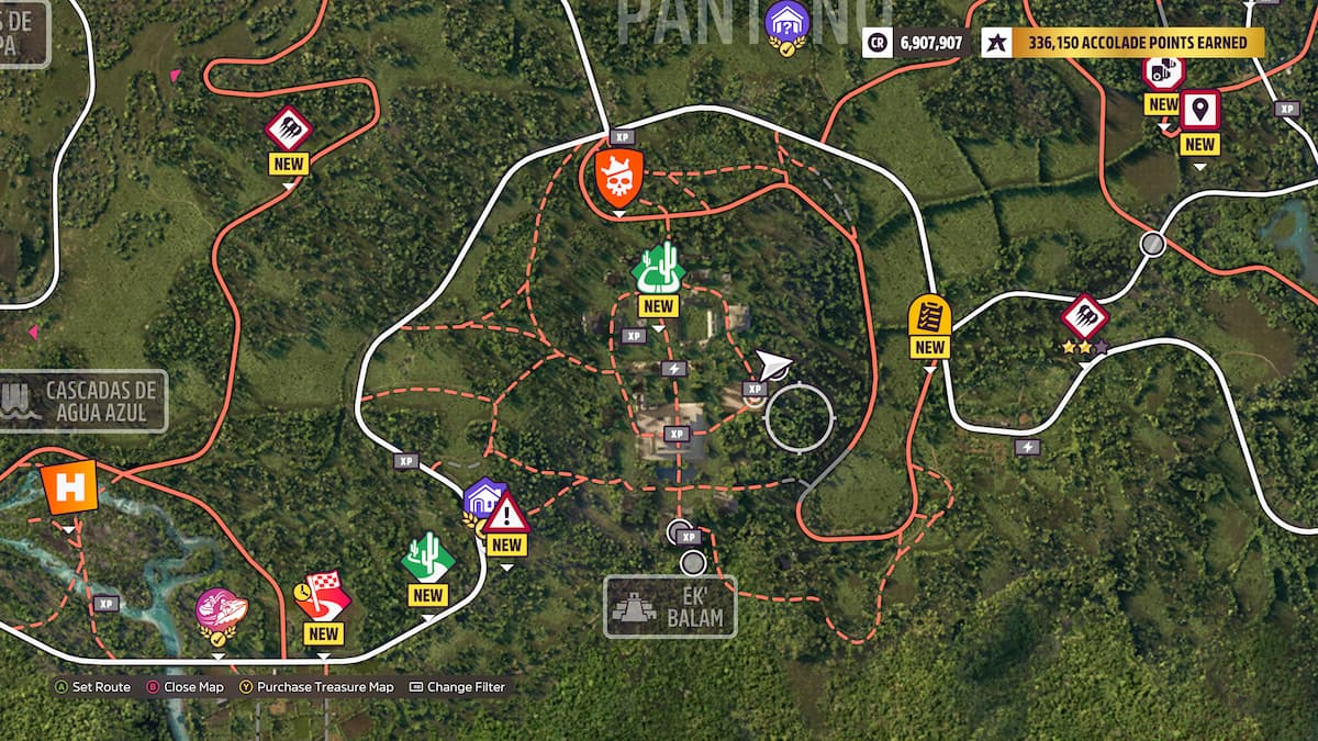 Forza Horizon 5 How to find the stone lanterns at 'Ek Balam Gamepur