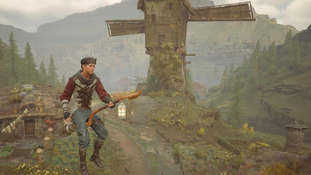 How to mount your broom in Hogwarts Legacy Gamepur