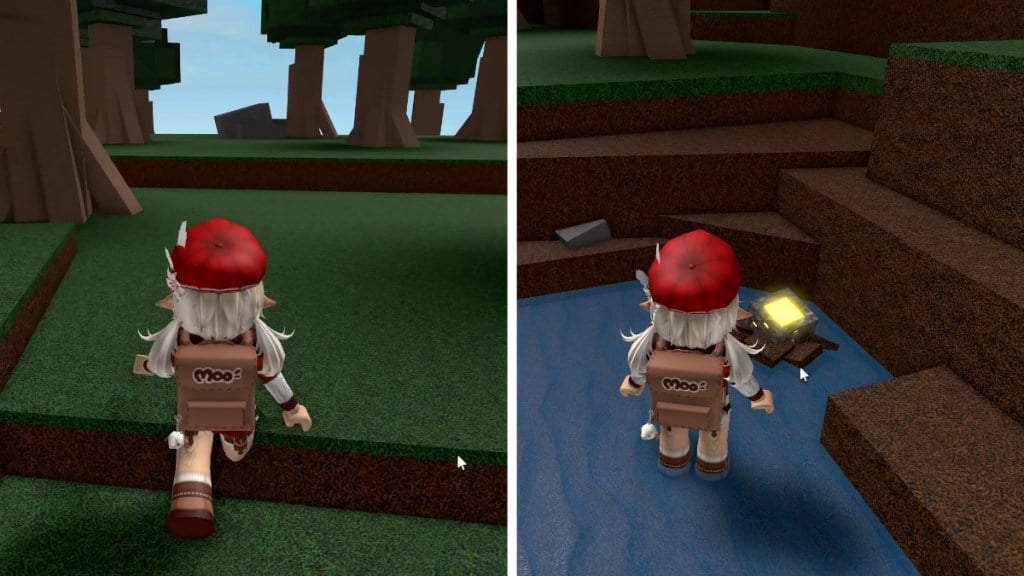 Forest Time Relic Location 1 in Roblox Find The Markers