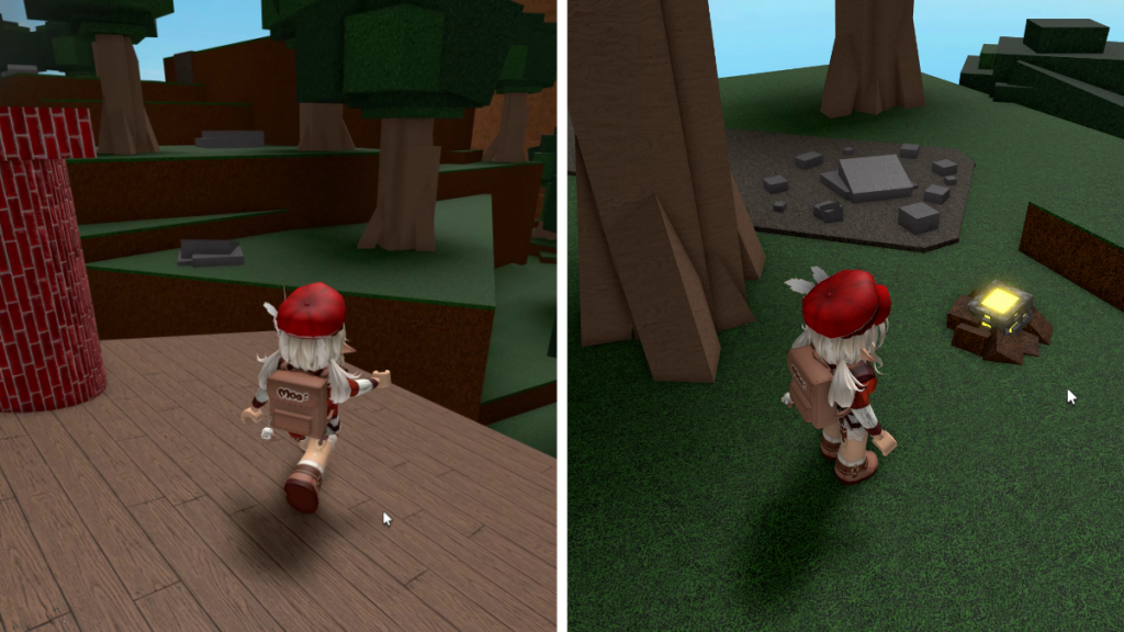 Forest Time Relic Location 2 in Roblox Find The Markers